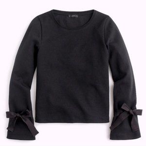 J. Crew tie-sleeve sweatshirt